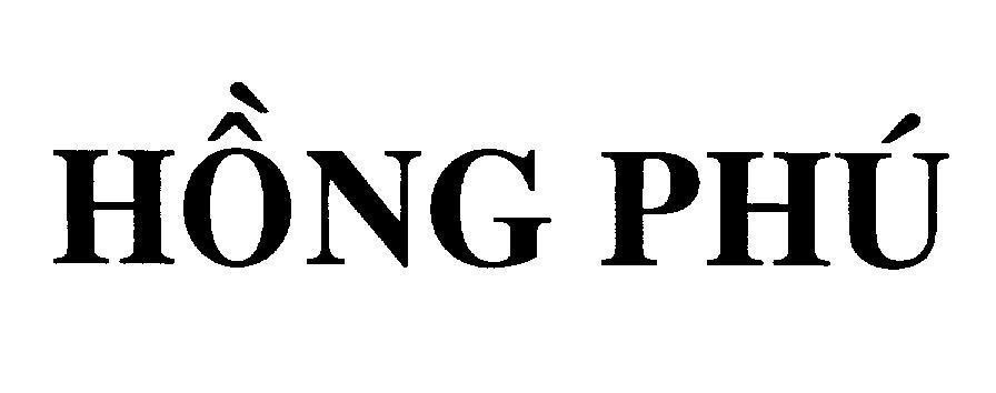 Mẫu nhãn hiệu Hồng Phú