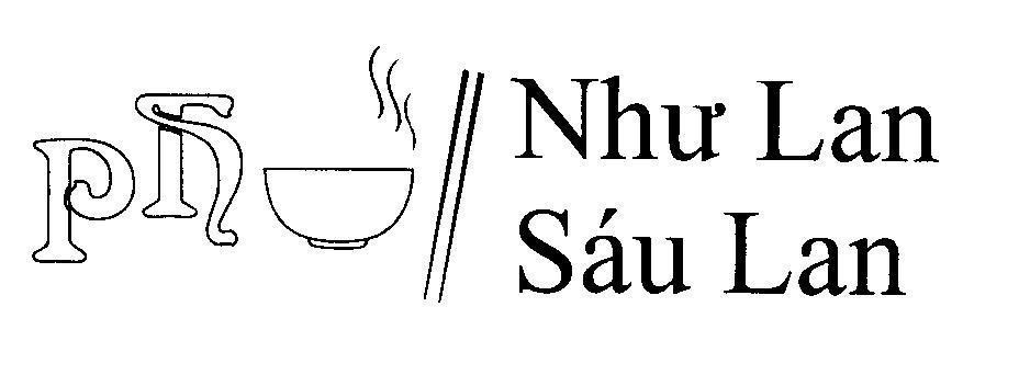Mẫu nhãn hiệu Ph Phở Như Lan Sáu Lan