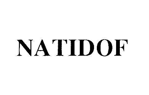 Mẫu nhãn hiệu NATIDOF