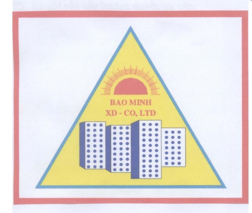 Mẫu nhãn hiệu BAO MINH XD - CO, LTD