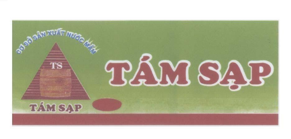 Mẫu nhãn hiệu TS Cơ sở sản xuất nước mắm Tám Sạp