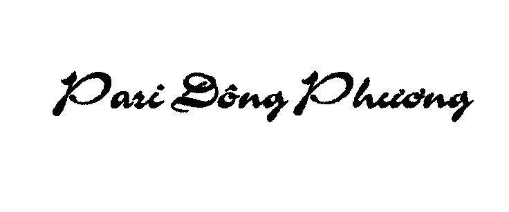 Mẫu nhãn hiệu Pari Đông Phương