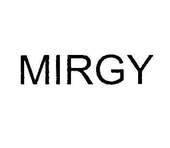 Mẫu nhãn hiệu MIRGY