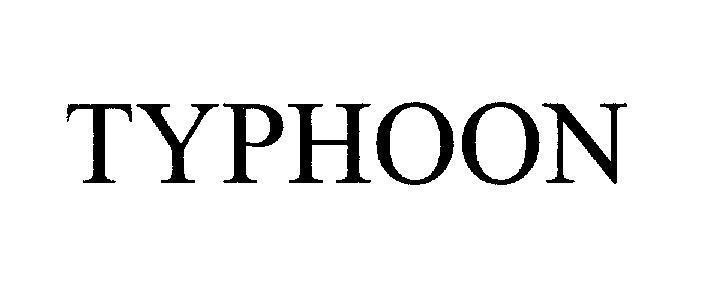Mẫu nhãn hiệu TYPHOON