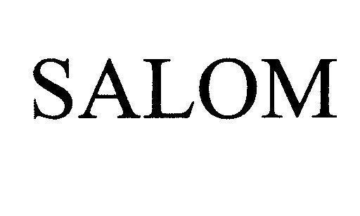 Mẫu nhãn hiệu SALOM