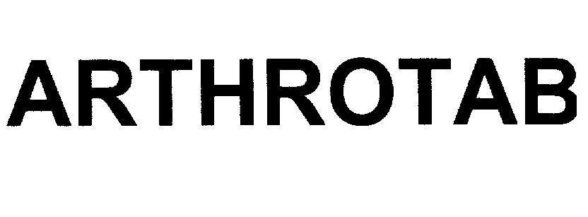 Mẫu nhãn hiệu ARTHROTAB