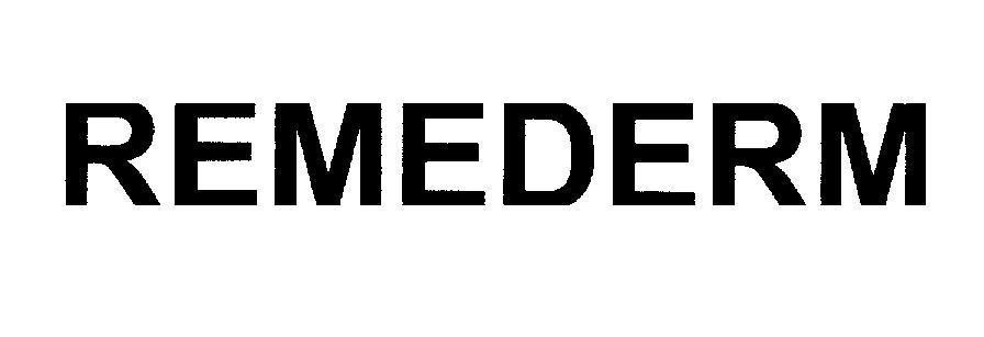 Mẫu nhãn hiệu REMEDERM
