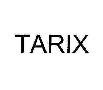 Mẫu nhãn hiệu TARIX