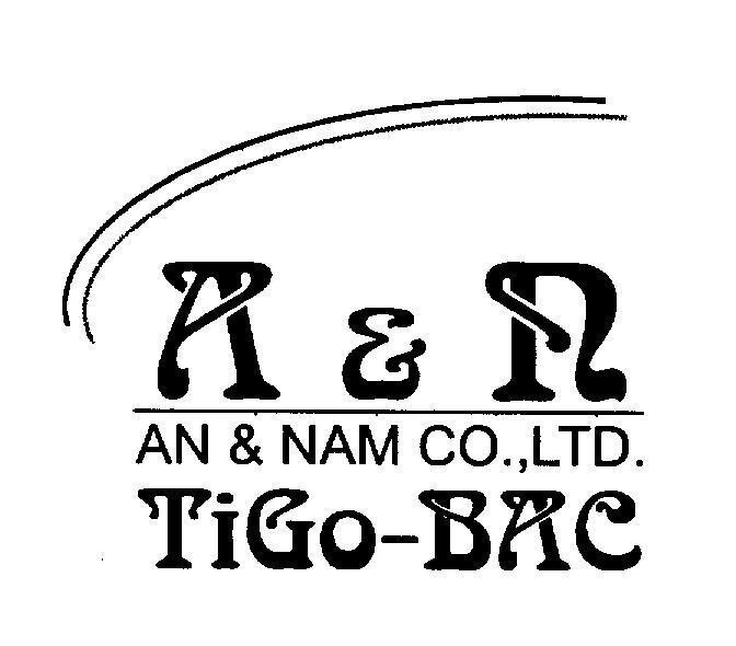 Mẫu nhãn hiệu A&N AN & NAM CO.,LTD TiGo - BAC