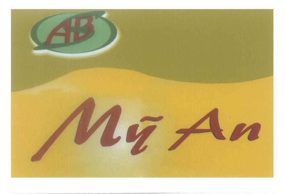 Mẫu nhãn hiệu Mỹ An AB