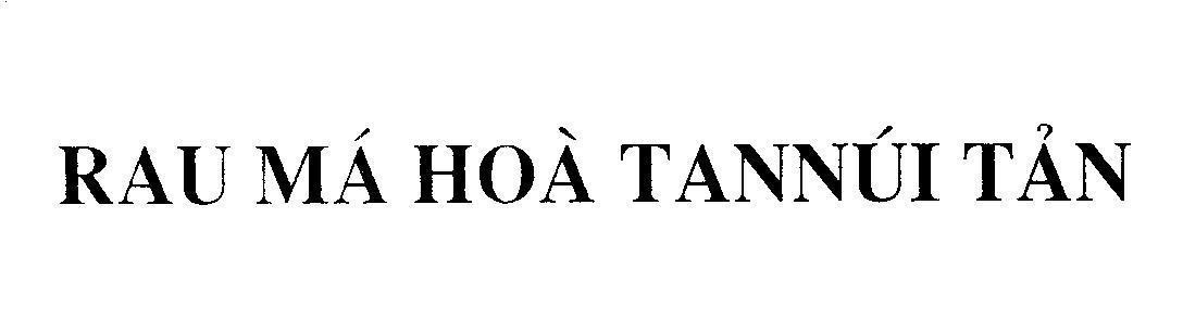 Mẫu nhãn hiệu Rau má hoà tan Núi Tản