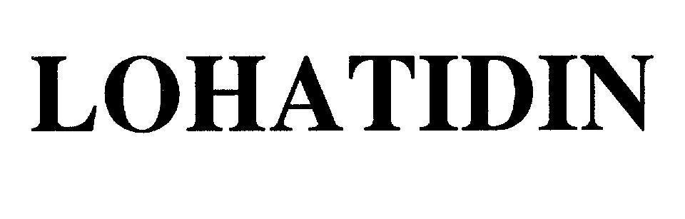 Mẫu nhãn hiệu LOHATIDIN