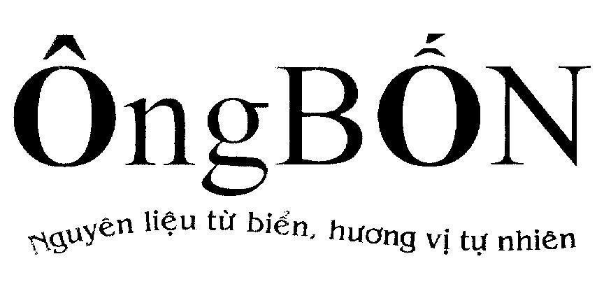 Mẫu nhãn hiệu ÔngBốn Nguyên liệu từ biển, hương vị tự nhiên