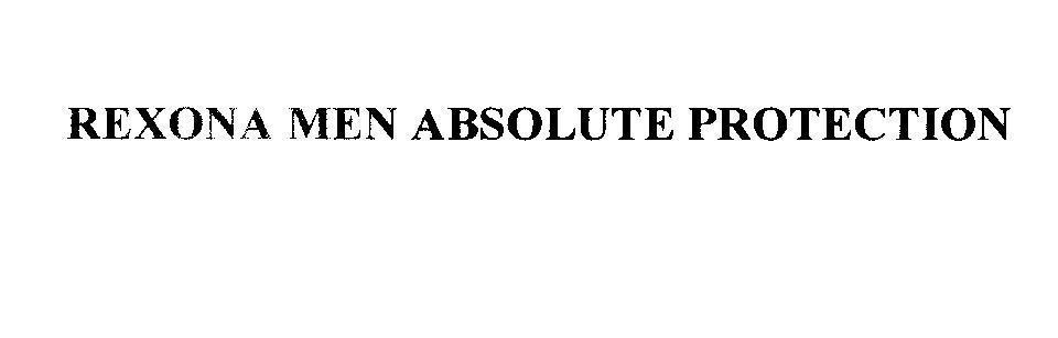 Mẫu nhãn hiệu REXONA MEN ABSOLUTE PROTECTION