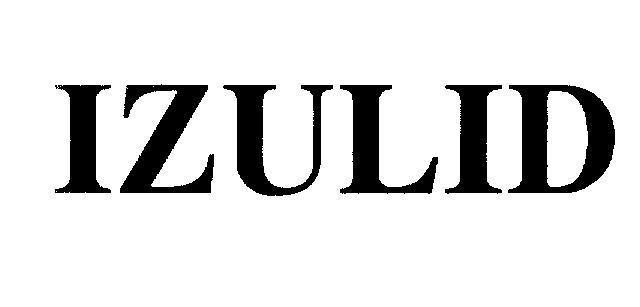Mẫu nhãn hiệu IZULID