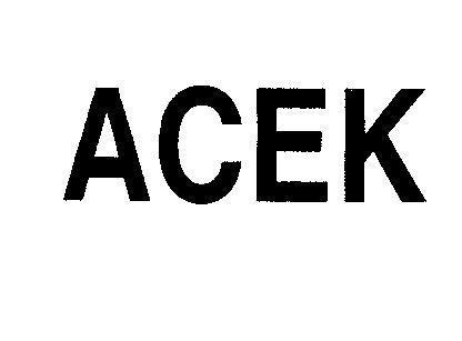 Mẫu nhãn hiệu ACEK