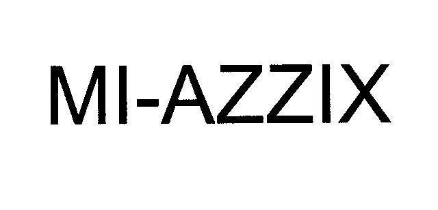 Mẫu nhãn hiệu MI-AZZIX