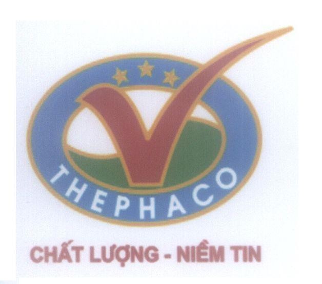 Mẫu nhãn hiệu V THEPHACO Chất Lượng - Niềm Tin