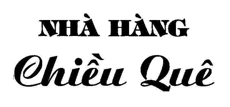 Mẫu nhãn hiệu Nhà hàng Chiều Quê