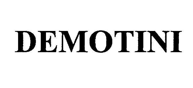 Mẫu nhãn hiệu DEMOTINI