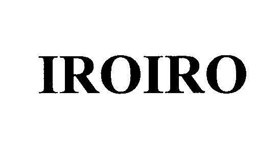 Mẫu nhãn hiệu IROIRO