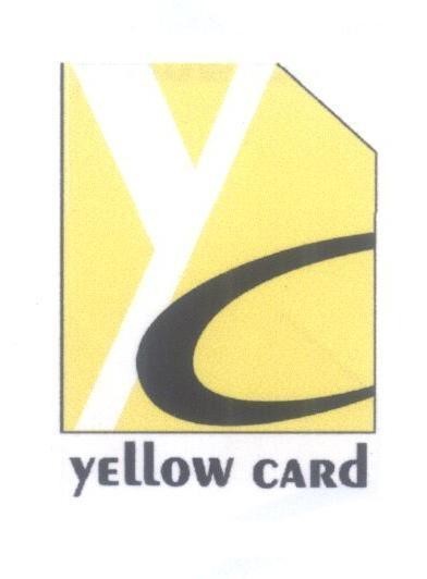 Mẫu nhãn hiệu Y C yellow card