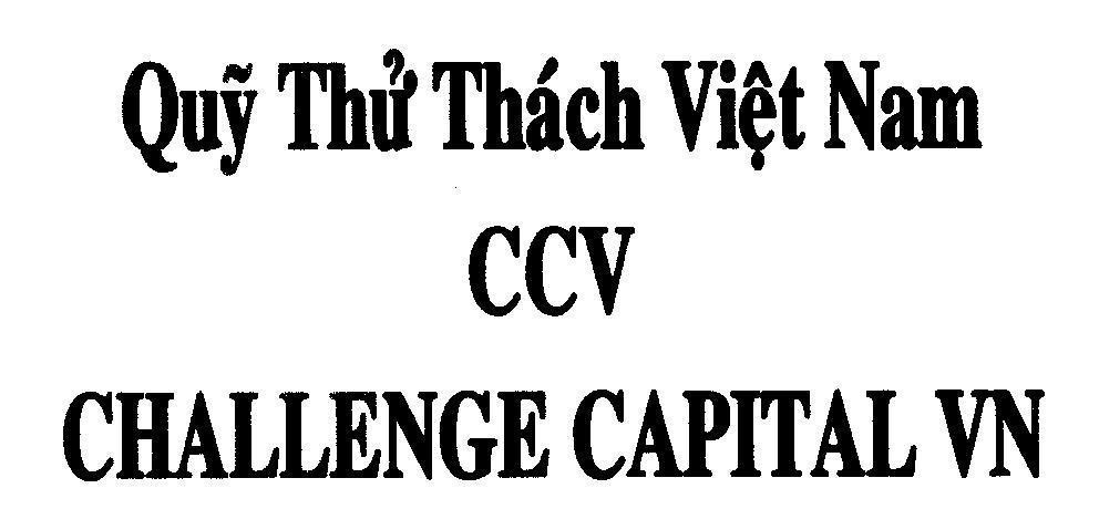Mẫu nhãn hiệu Quỹ Thử Thách Việt Nam CCV CHALLENGE CAPITAL VN