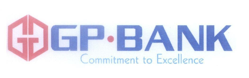 Mẫu nhãn hiệu G GP.BANK Commitment to Excellence