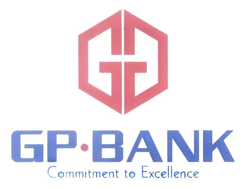 Mẫu nhãn hiệu G GP.BANK Commitment to Excellence