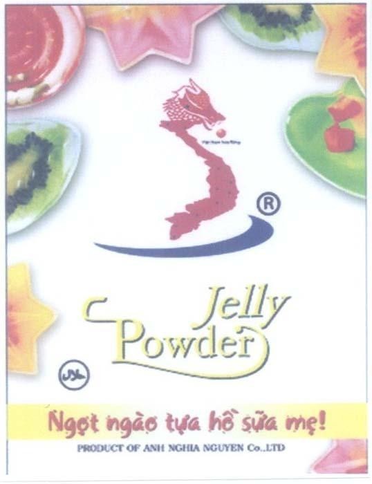 Mẫu nhãn hiệu Jelly Powder Ngọt ngào tựa hồ sữa mẹ ! PRODUCT ANH NGHIA NGUYEN Co., LTD