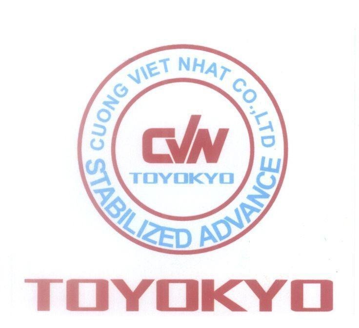 Mẫu nhãn hiệu C V N TOYOKYO CUONG VIET NHAT CO.,LTD STABILIZED ADVANCE