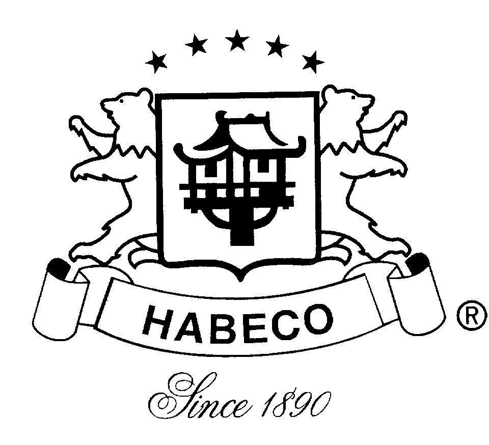 Mẫu nhãn hiệu HABECO Since 1890