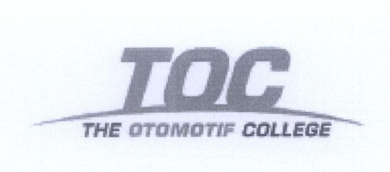Mẫu nhãn hiệu TOC THE OTOMOTIF COLLEGE
