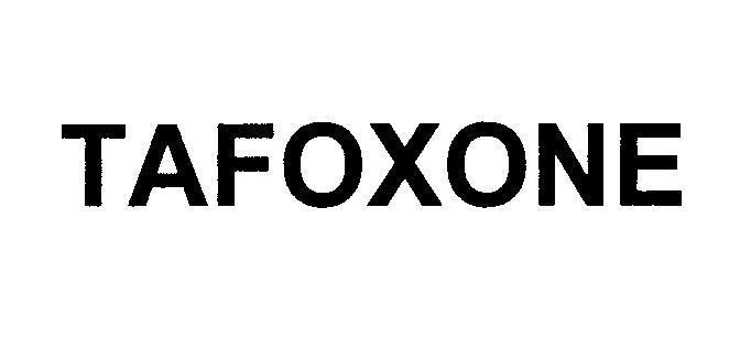Mẫu nhãn hiệu TAFOXONE