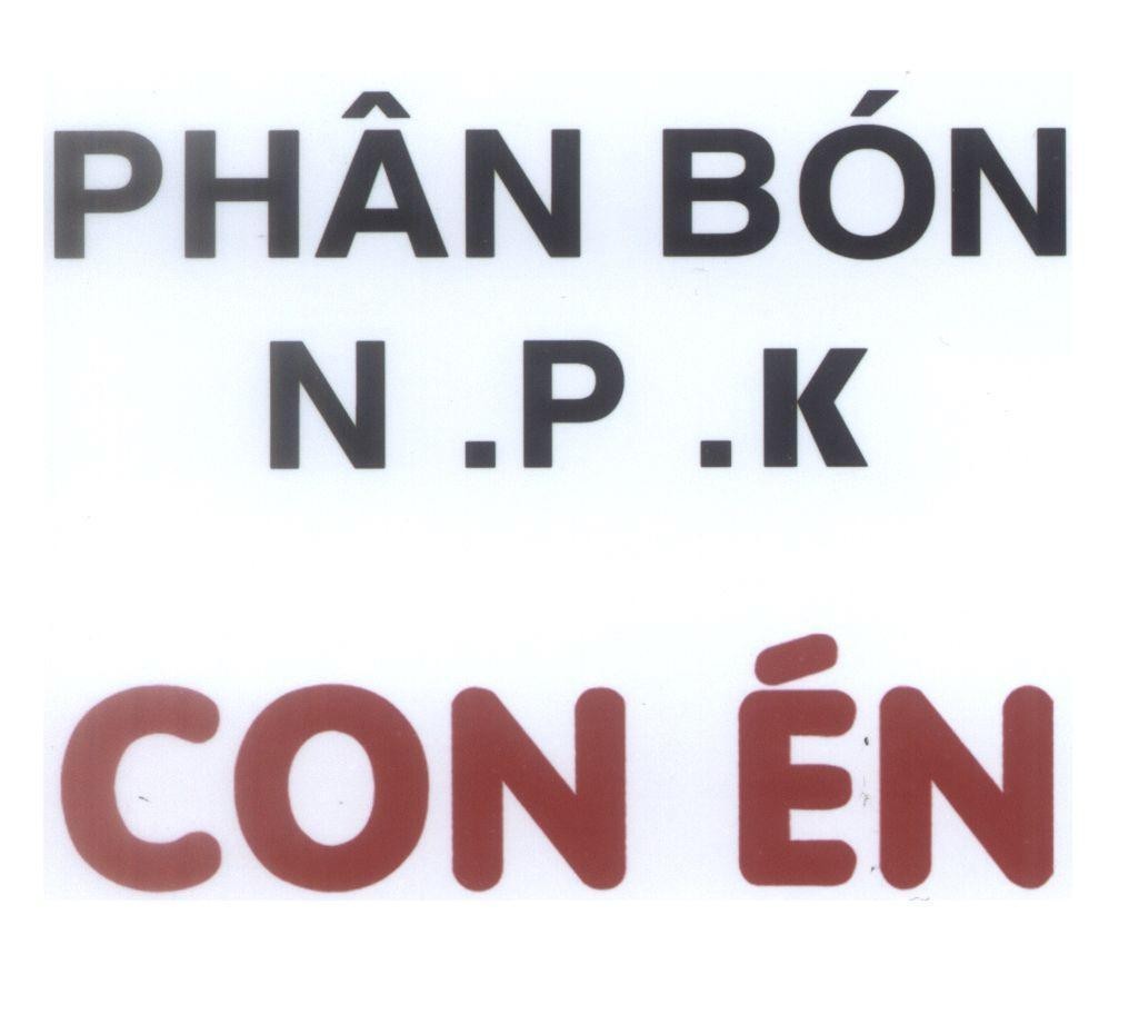 Mẫu nhãn hiệu Phân Bón N.P.K Con én