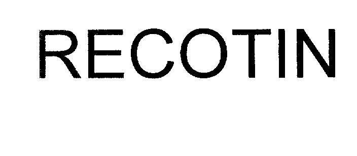 Mẫu nhãn hiệu RECOTIN