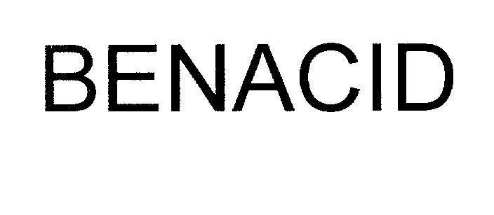 Mẫu nhãn hiệu BENACID