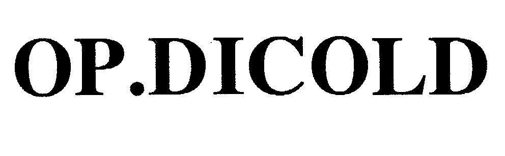 Mẫu nhãn hiệu OP.DICOLD