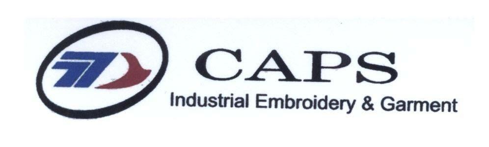 Mẫu nhãn hiệu TTD CAPS Industrial Embroidery & Garment