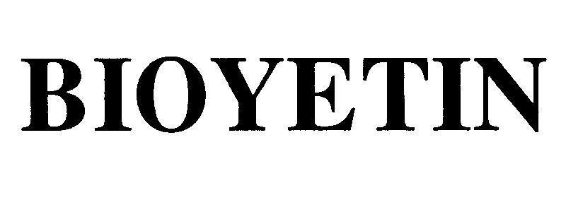 Mẫu nhãn hiệu BIOYETIN