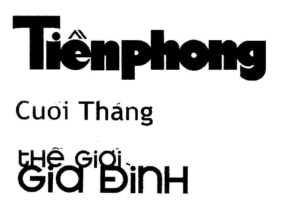 Mẫu nhãn hiệu Tiềnphong Cuối tháng Thế giới Gia đình