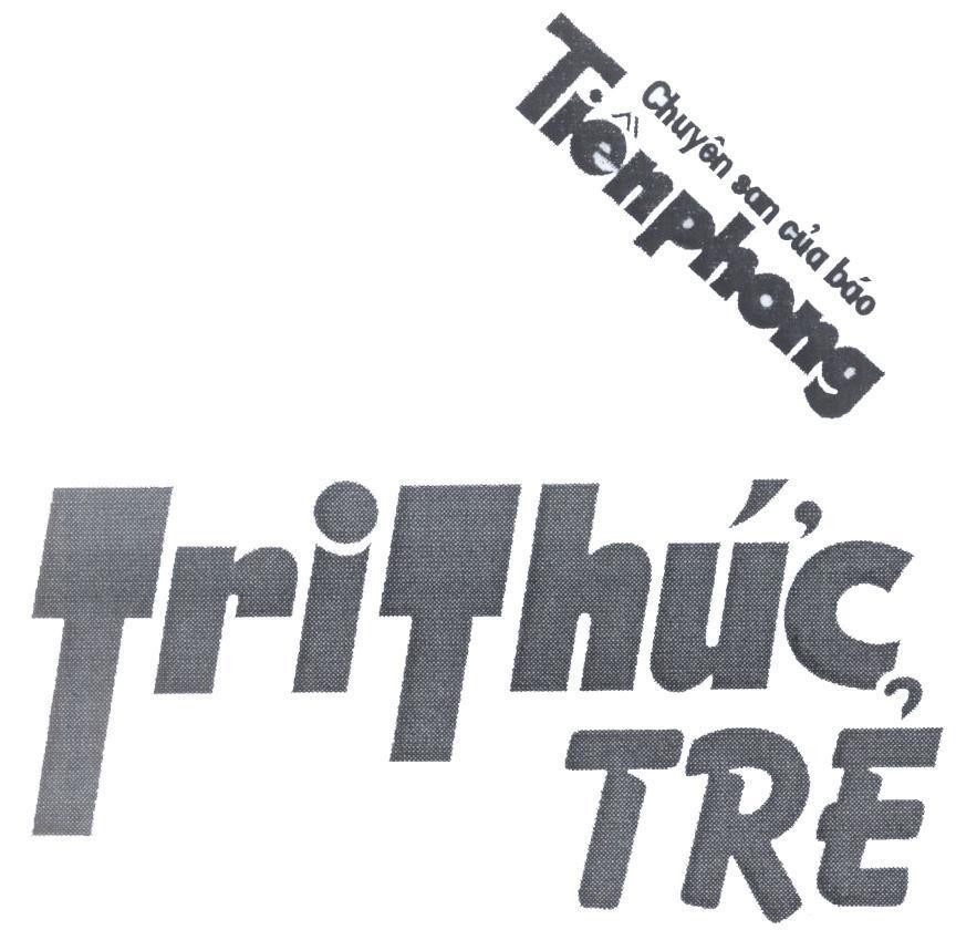 Mẫu nhãn hiệu Tri Thức Trẻ Chuyên san của báo Tiềnphong
