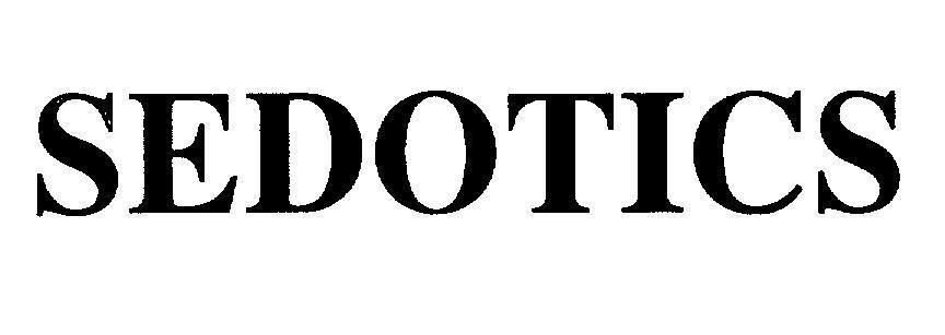 Mẫu nhãn hiệu SEDOTICS