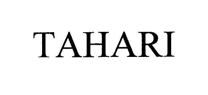 Mẫu nhãn hiệu TAHARI