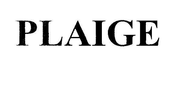 Mẫu nhãn hiệu PLAIGE