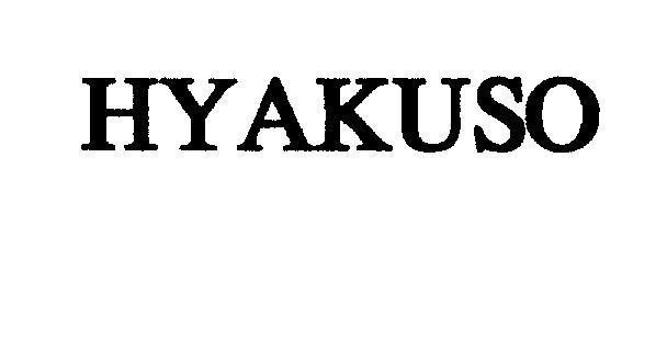 Mẫu nhãn hiệu HYAKUSO