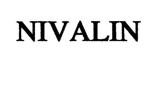 Mẫu nhãn hiệu NIVALIN