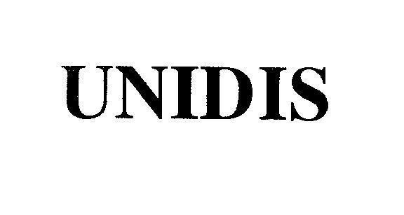 Mẫu nhãn hiệu UNIDIS