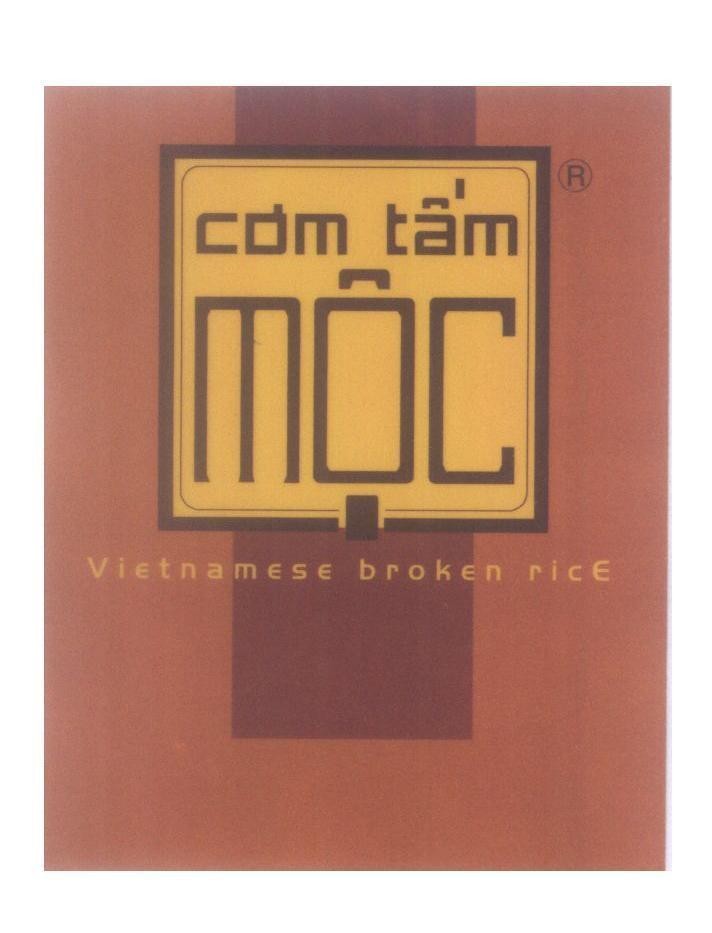 Mẫu nhãn hiệu Cơm tấm mộc Vietnamese broken rice