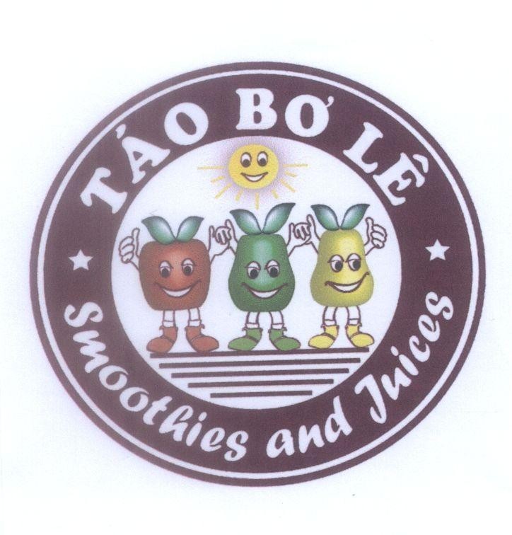 Mẫu nhãn hiệu Táo Bơ Lê Smoothies and juices
